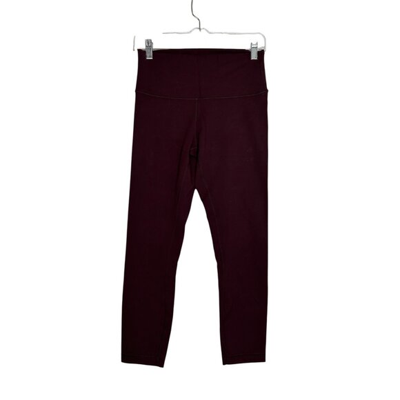 Lululemon Pants - Lululemon Leggings Women’s Sz 8 Wunder Under High-Rise Tight 22" Mulled Wine Gym